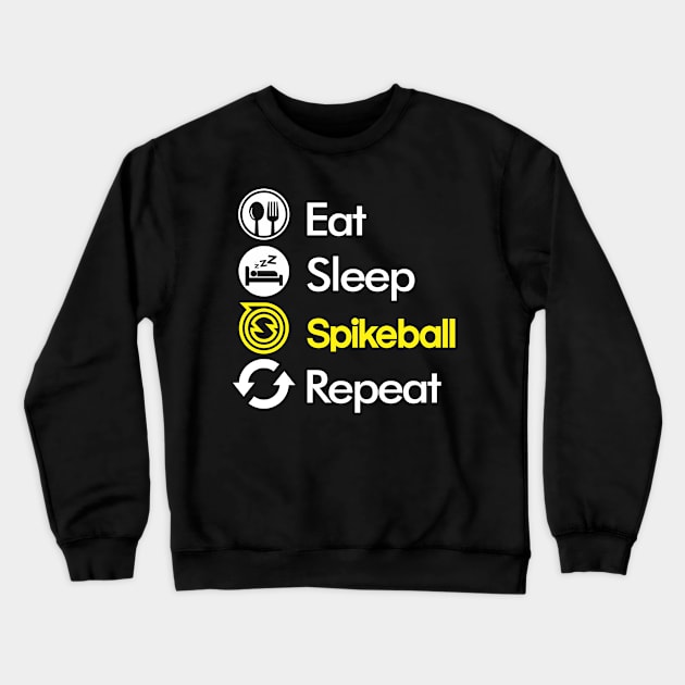 eat sleep spike Crewneck Sweatshirt by creator pintar